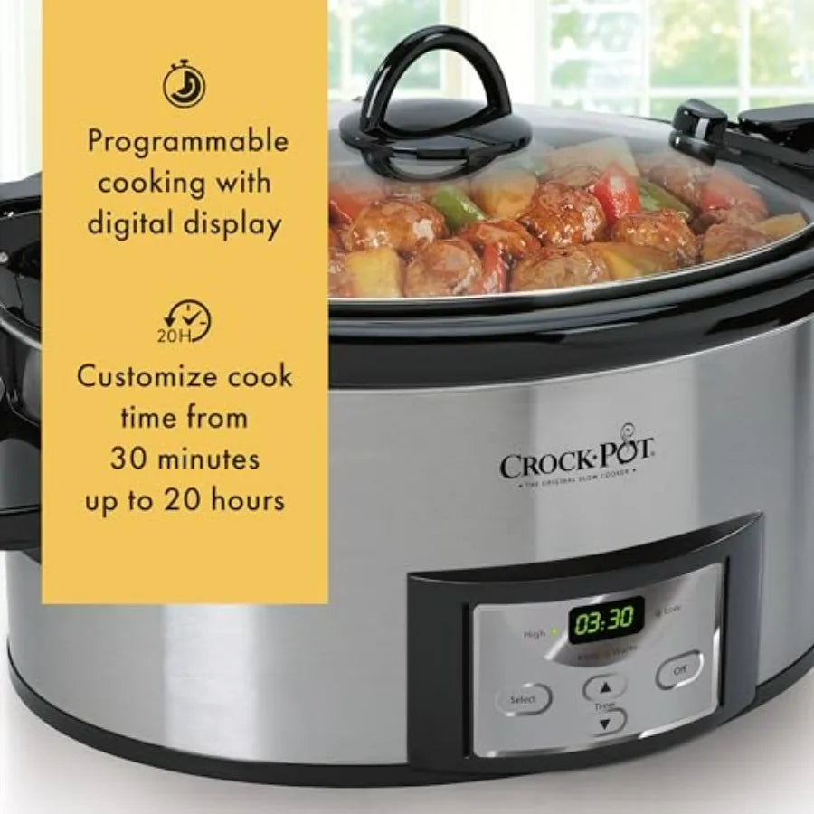 Programmable Slow Cooker With Digital Timer