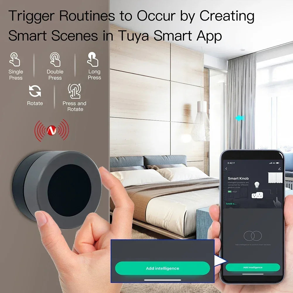 MOES ZigBee Smart Knob Scene Controller