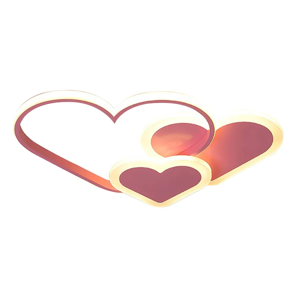 Heart Shaped LED Ceiling Light With Remote Control