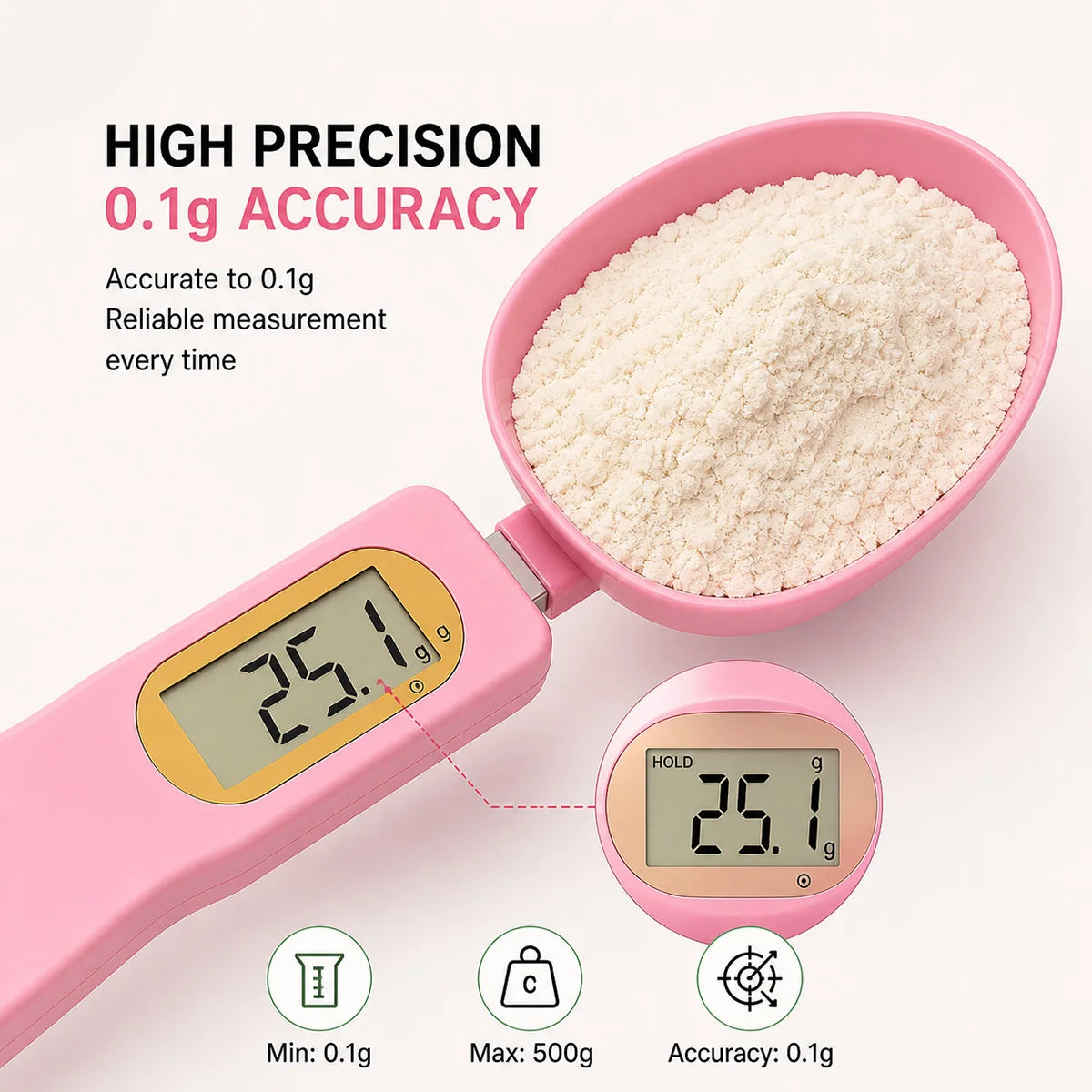 Digital Measuring Spoon Scale With LCD Display