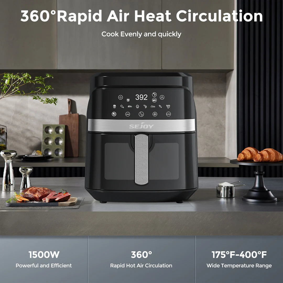 Sejoy 8 In 1 Ceramic Air Fryer Oven