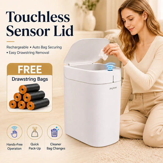 Joybos Touchless Sensor Trash Can With Auto Lining