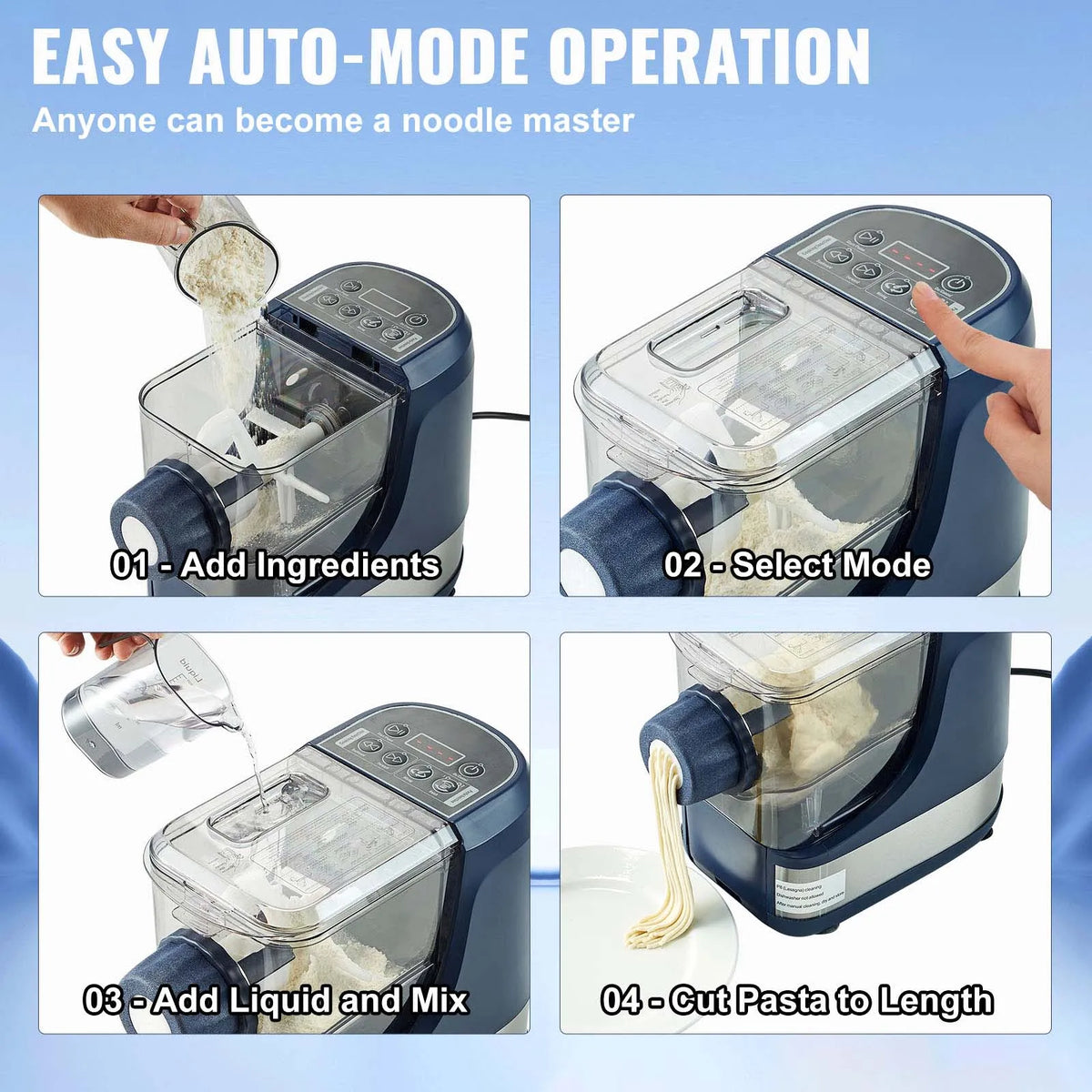 SucceBuy Automatic Electric Pasta Maker Machine