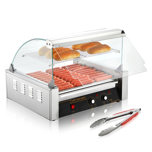 SucceBuy Commercial Electric Hot Dog Roller Grill
