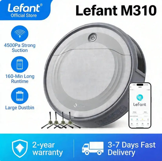 Lefant M310 Robot Vacuum With Smart App Control