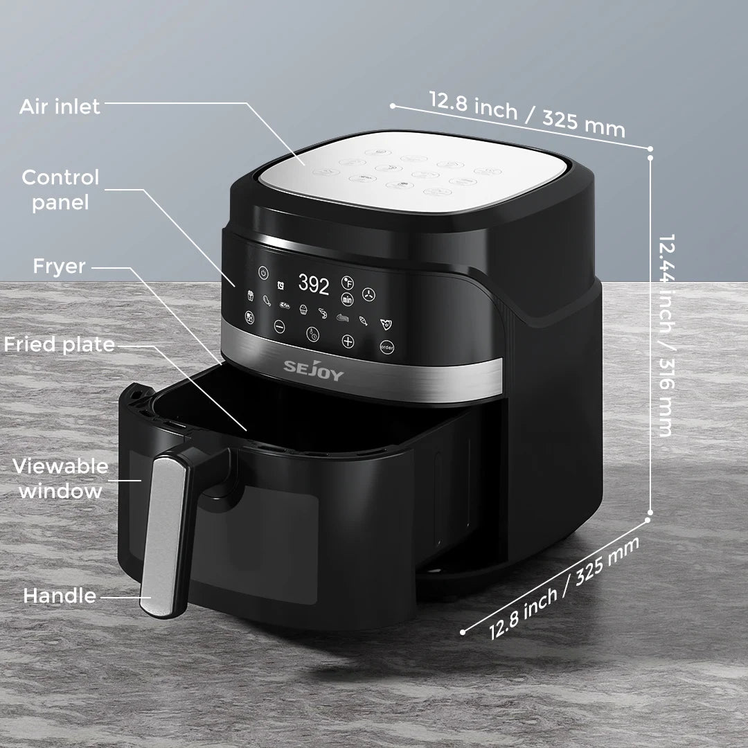 Sejoy 8 In 1 Ceramic Air Fryer Oven