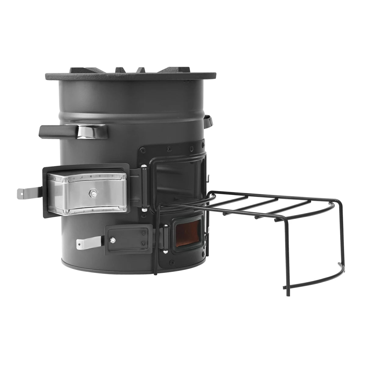 Portable Wood Burning Rocket Stove for Camping