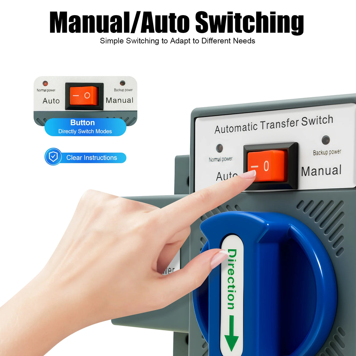 Automatic Dual Power Generator Transfer Switch